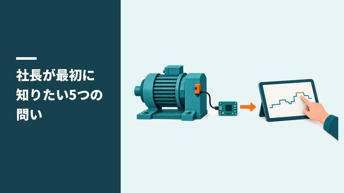 社長が最初に知りたい5つの問い